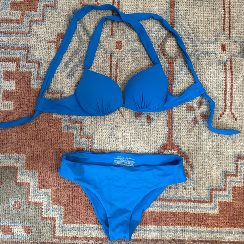 Victoria’s Secret Bikini set Swimsuit 32a small turquoise